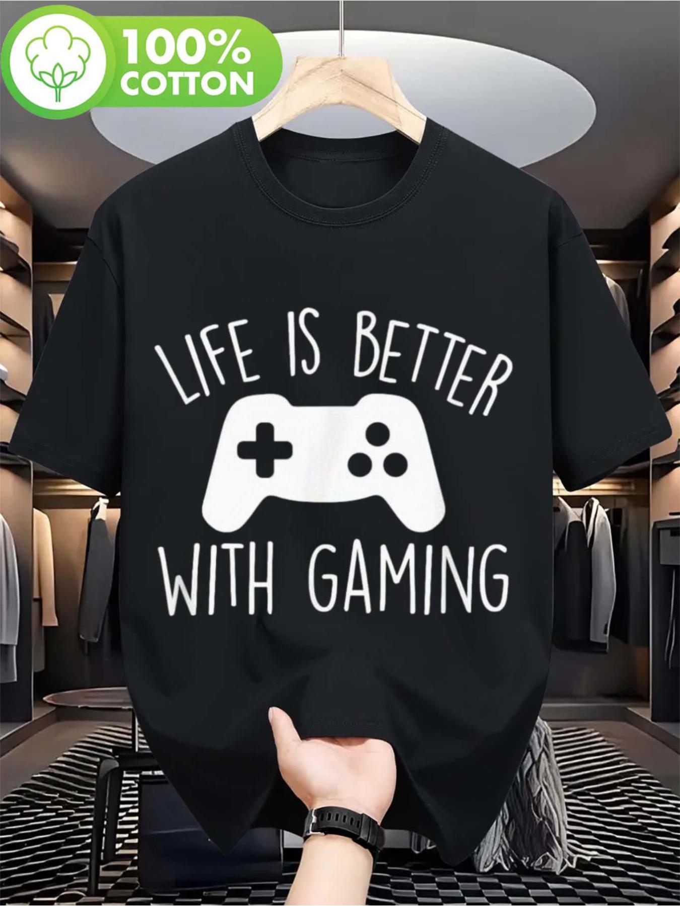 Retro Gaming Life - Men's Vintage Gaming T-Shirt - LIFE