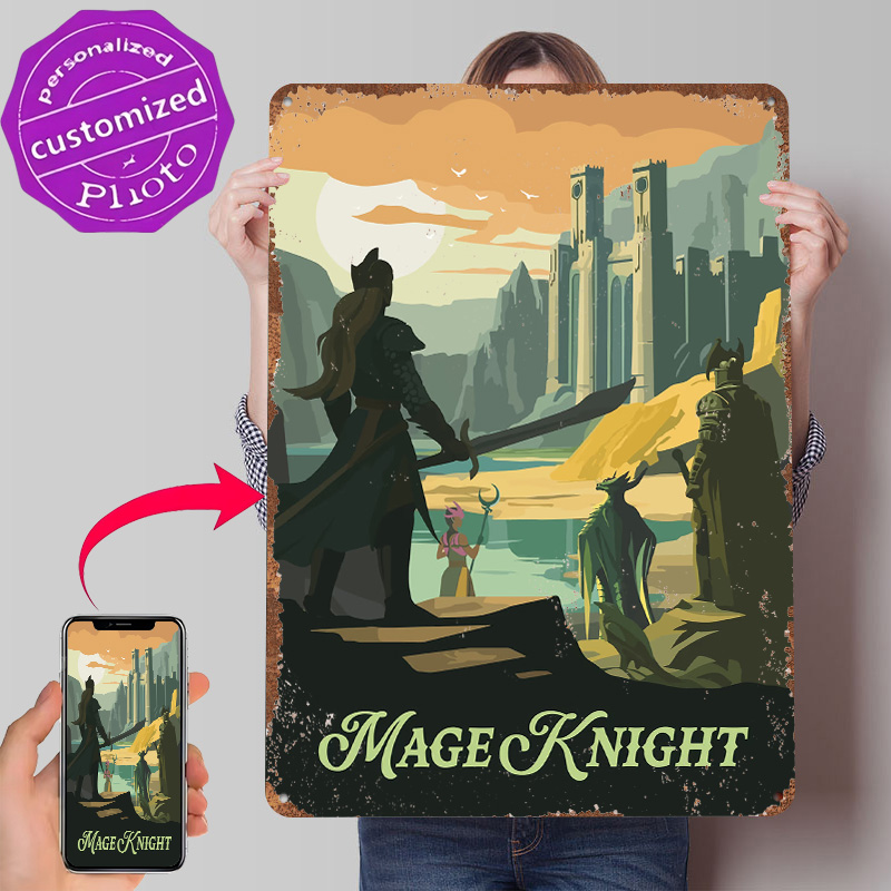 Retro Knight Gaming - Mage Knight Board Game Inspired Printed