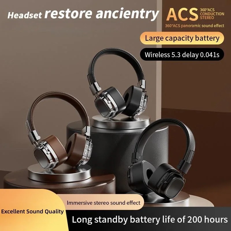 Retro Gaming Cable - Retro Trendy Wireless Headphone Bluetooth 5.3