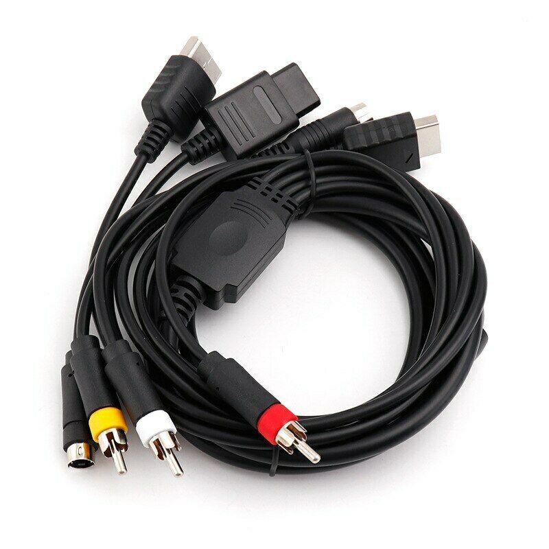 Retro Gaming Cable - Multi in 1 AV S-Video Cable