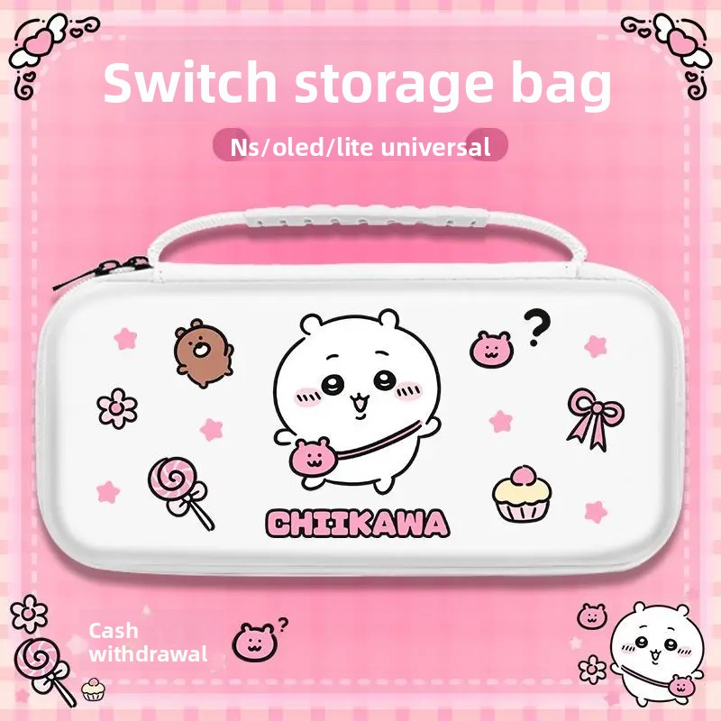 Game Carrying Case - Switch Carrying Case For Chiikawa Anime