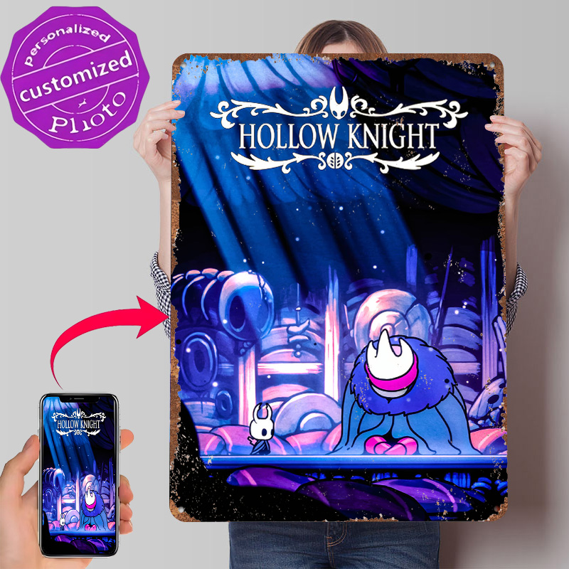Hollow Knight Game Art Printed - Retro Knight Gaming review and price