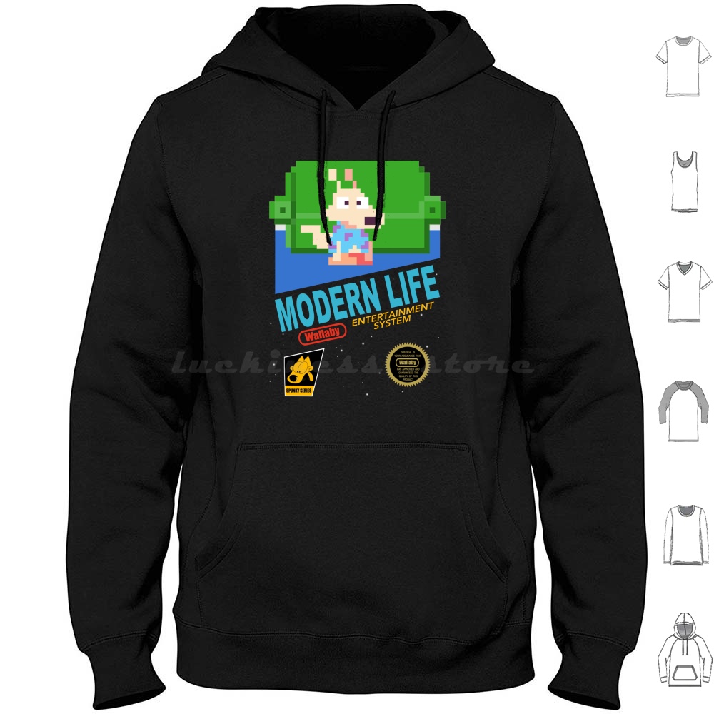 Modern Life Hoodies Long Sleev - Retro Gaming Life review and price