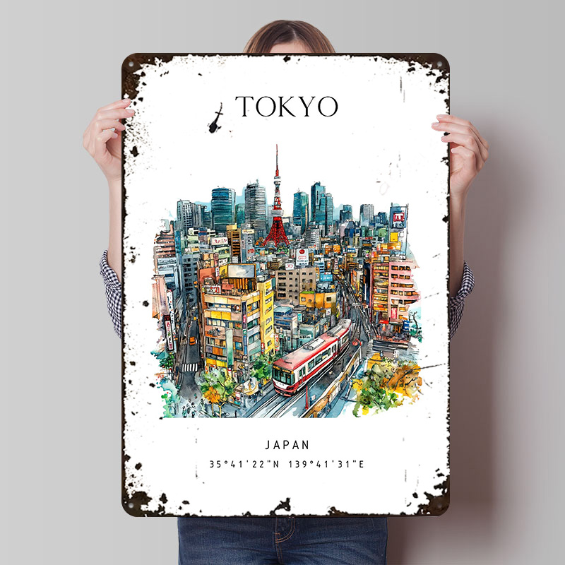 Tokyo Japan Travel Printed Pos - Retro Gaming Japan review and price