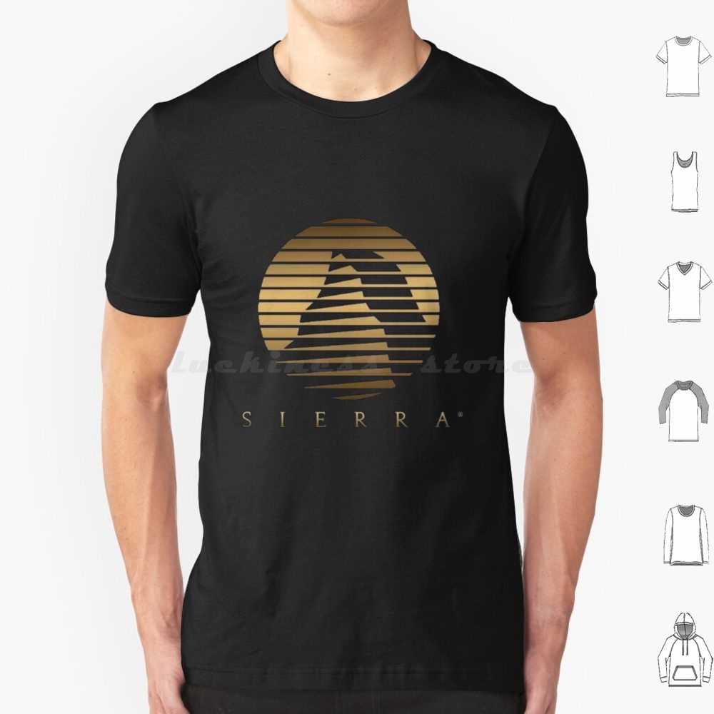 Sierra Logo T Shirt 6xl Cotton - Retro Gaming Life review and price