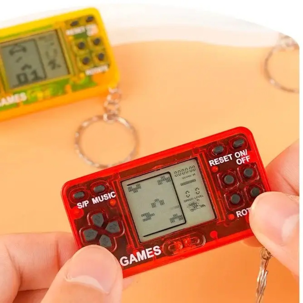 Mini Retro Handheld Game Conso - Retro Gaming Keychain review and price