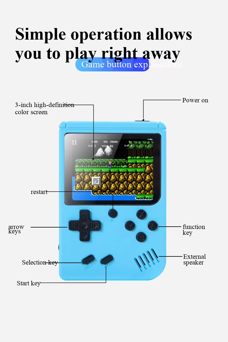 400 In 1 MINI Games Handheld G - Retro Gaming Space review and price