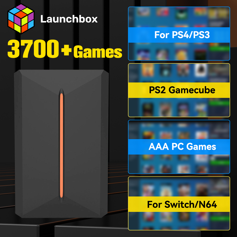 Launchbox 500GB External Game  - Retro Gaming Emulator Console review and price