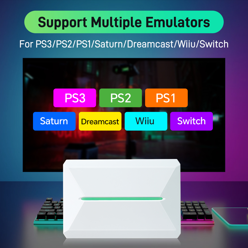 Playnite&Retrobat 500GB Game H - Retro Gaming Emulator Console review and price
