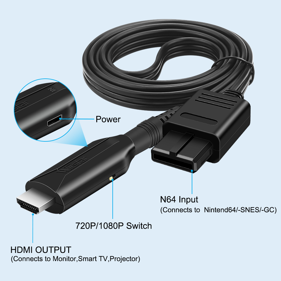 N64 to HDMI-compatible cable C - Retro Gaming Cable review and price