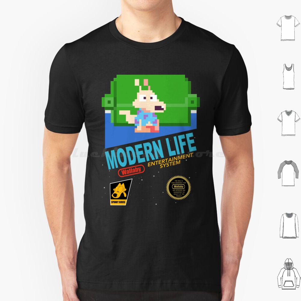 Modern Life T Shirt 6xl Cotton - Retro Gaming Life review and price