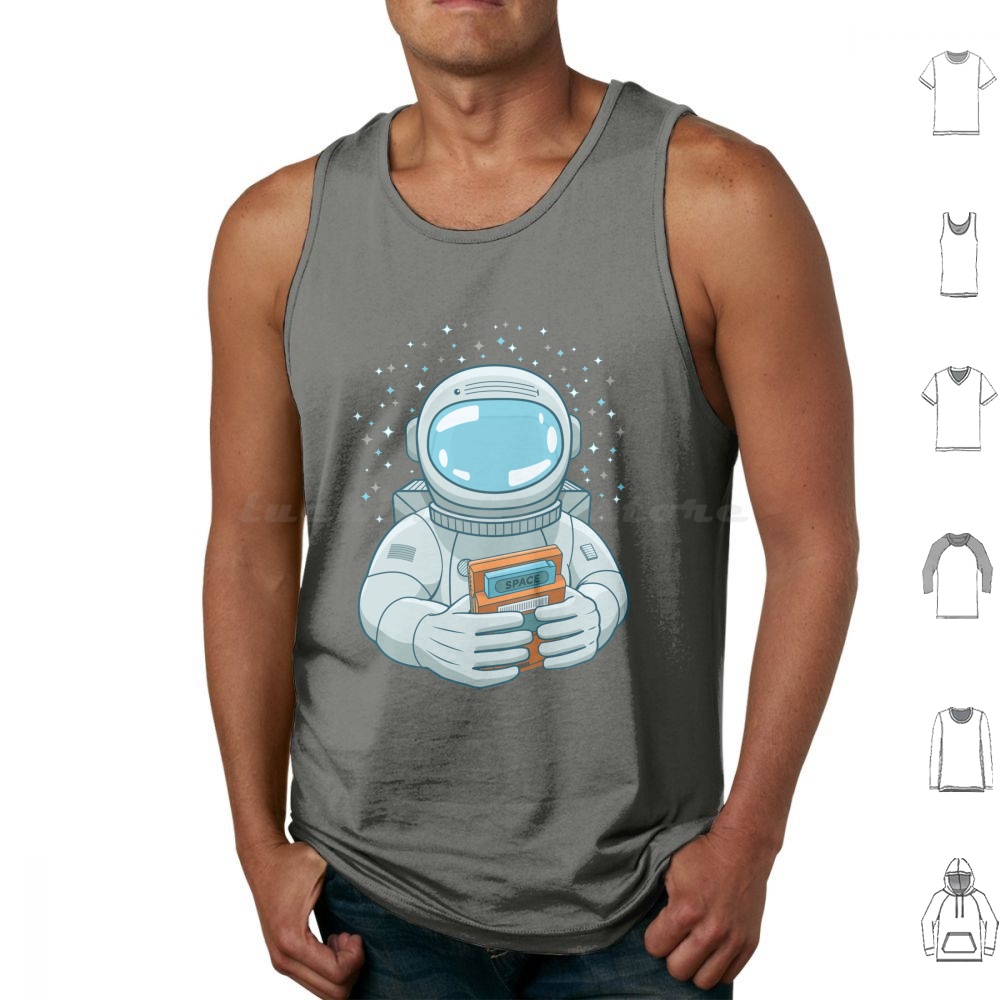 Gaming Spaceman Tank Tops Prin - Retro Gaming Space review and price
