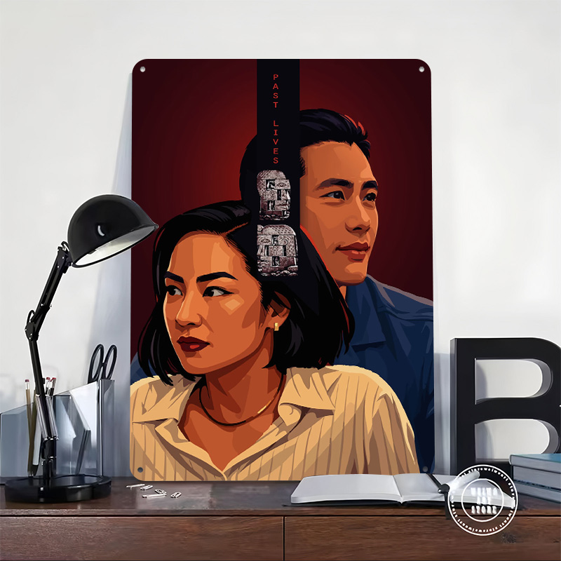 Past Lives Movie Poster Custom - Retro Gaming Life review and price
