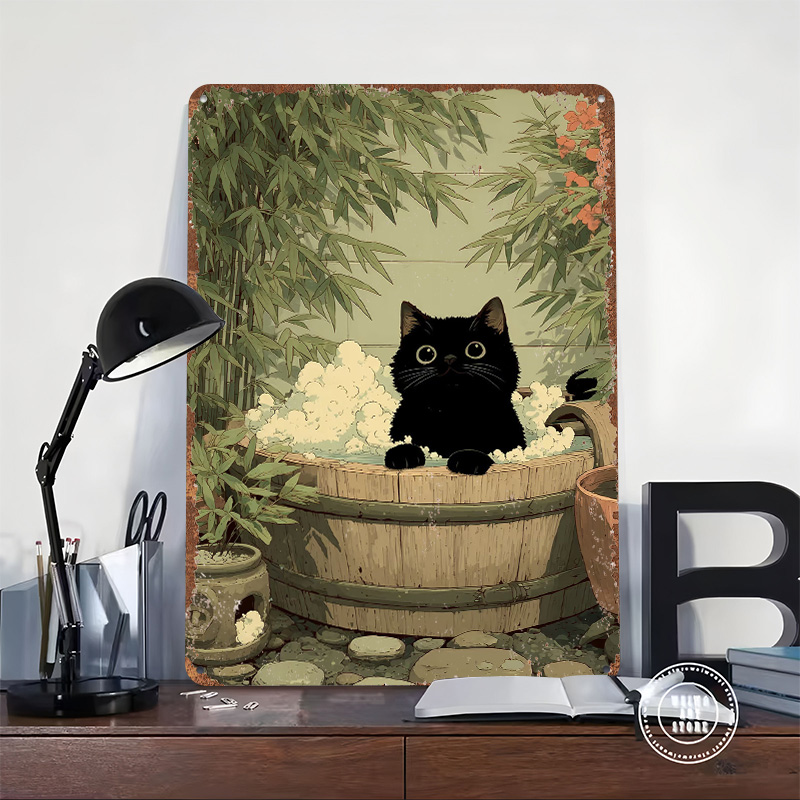 Black Cat in Japan Tub Printed - Retro Gaming Japan review and price
