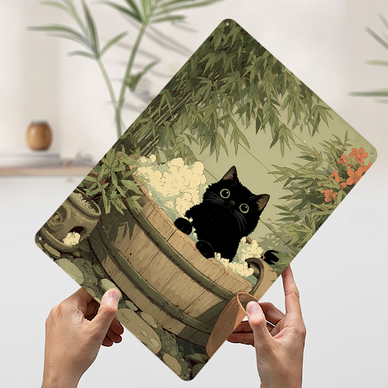 Black Cat in Japan Tub Printed - Retro Gaming Japan review and price
