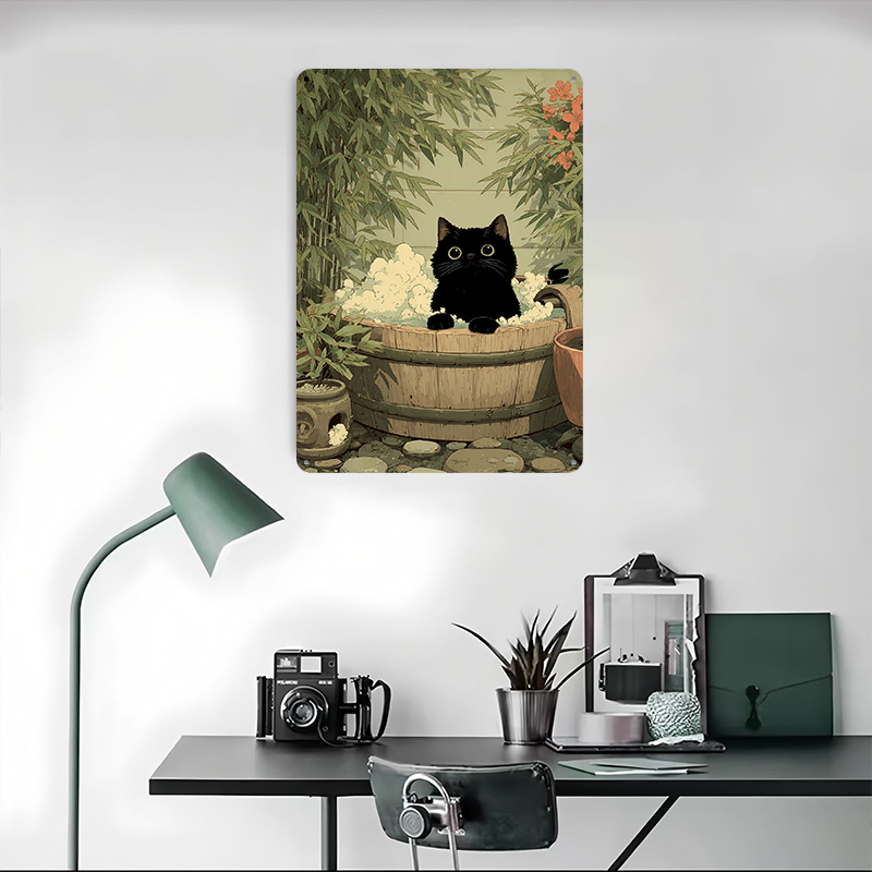 Black Cat in Japan Tub Printed - Retro Gaming Japan review and price