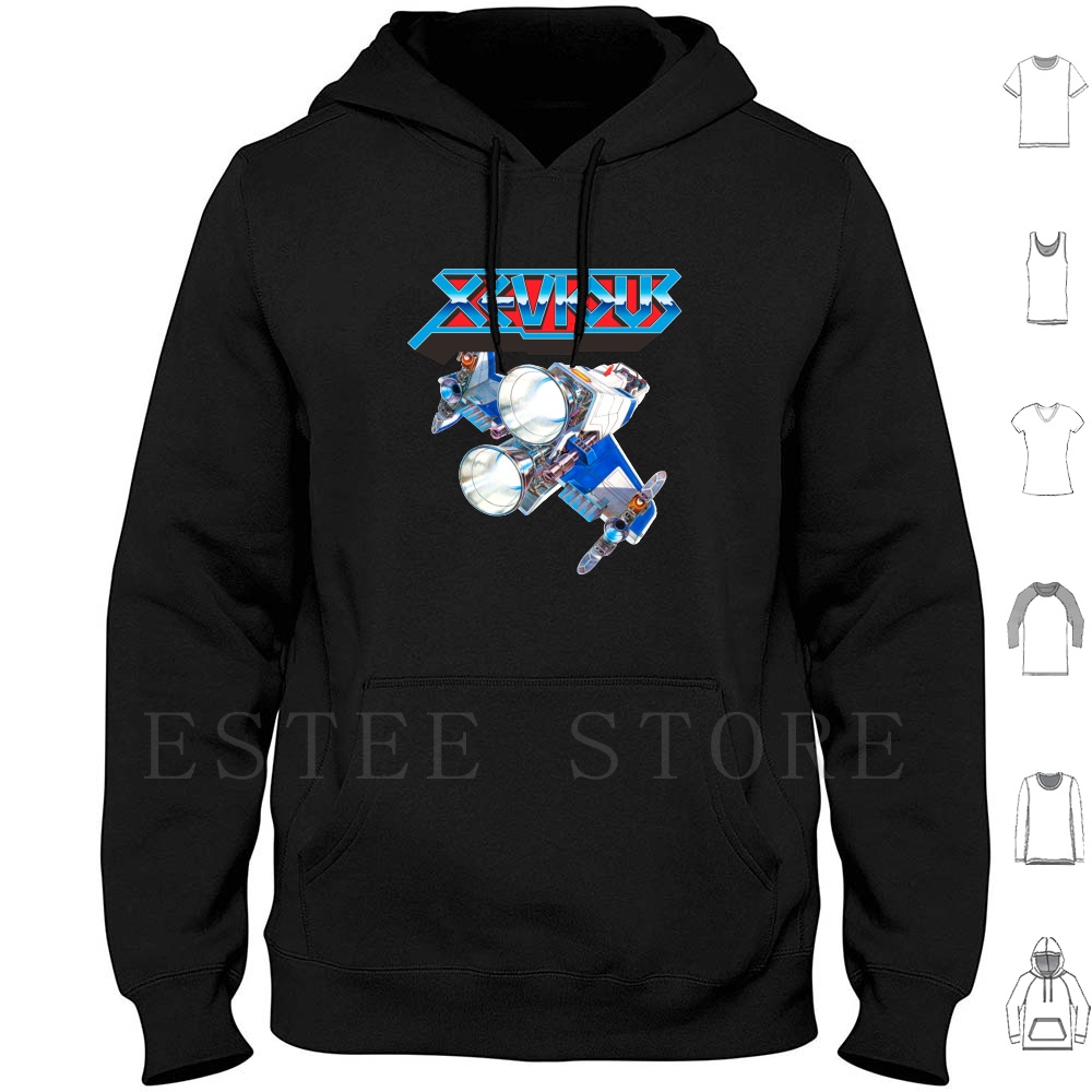 Xevious Logo ( Ship ) Hoodies  - Retro Gaming Japan review and price