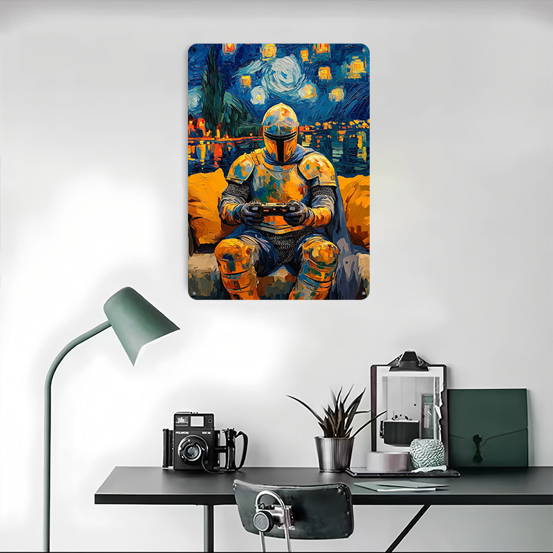 Knight Gaming Tin Poster Custo - Retro Knight Gaming review and price