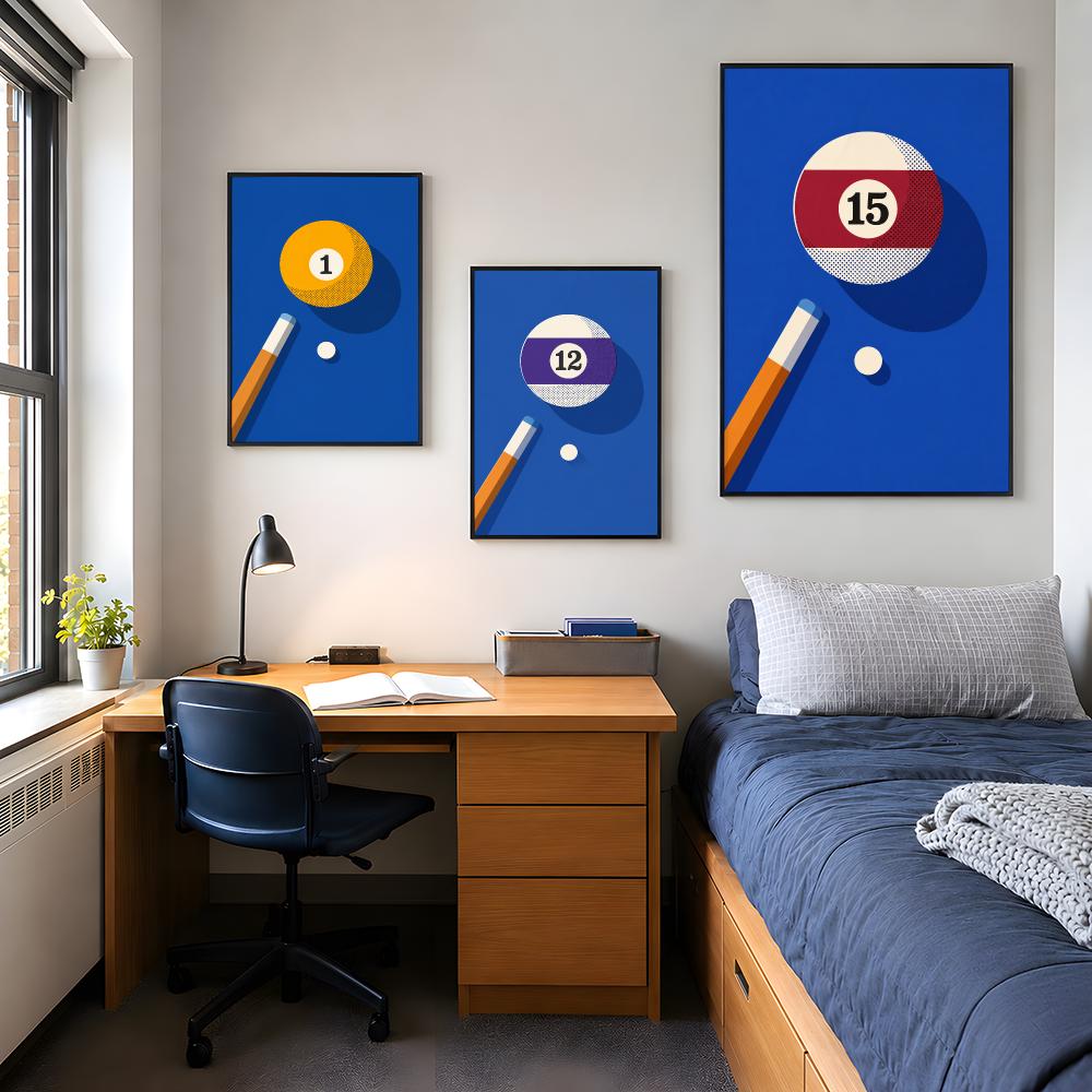 Retro Billiard Balls Pop Art G - Retro Gaming Life review and price