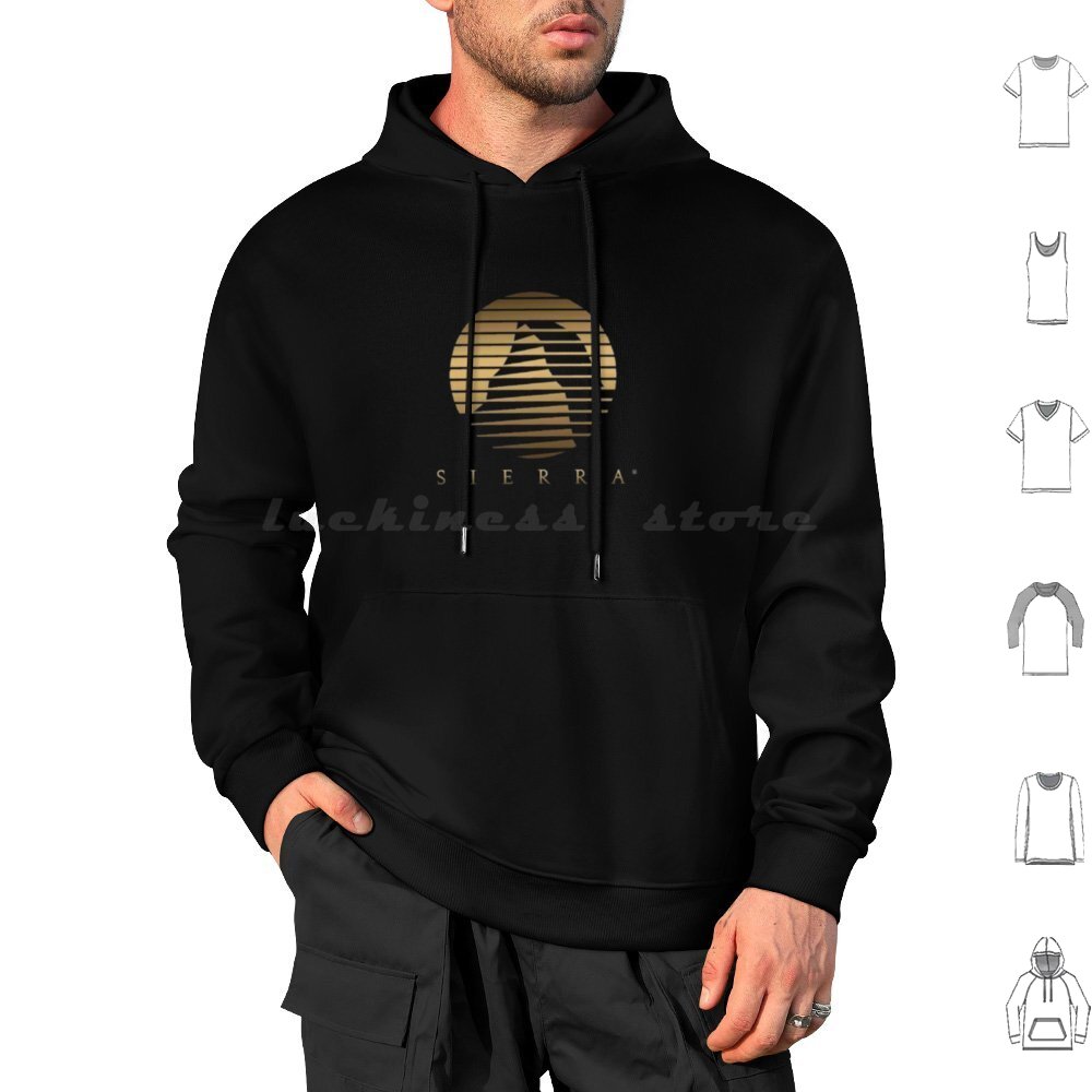 Sierra Logo Hoodies Long Sleev - Retro Gaming Life review and price