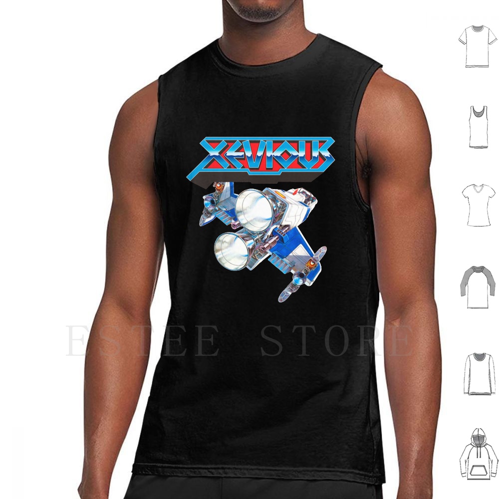 Xevious Logo ( Ship ) Tank Top - Retro Gaming Japan review and price