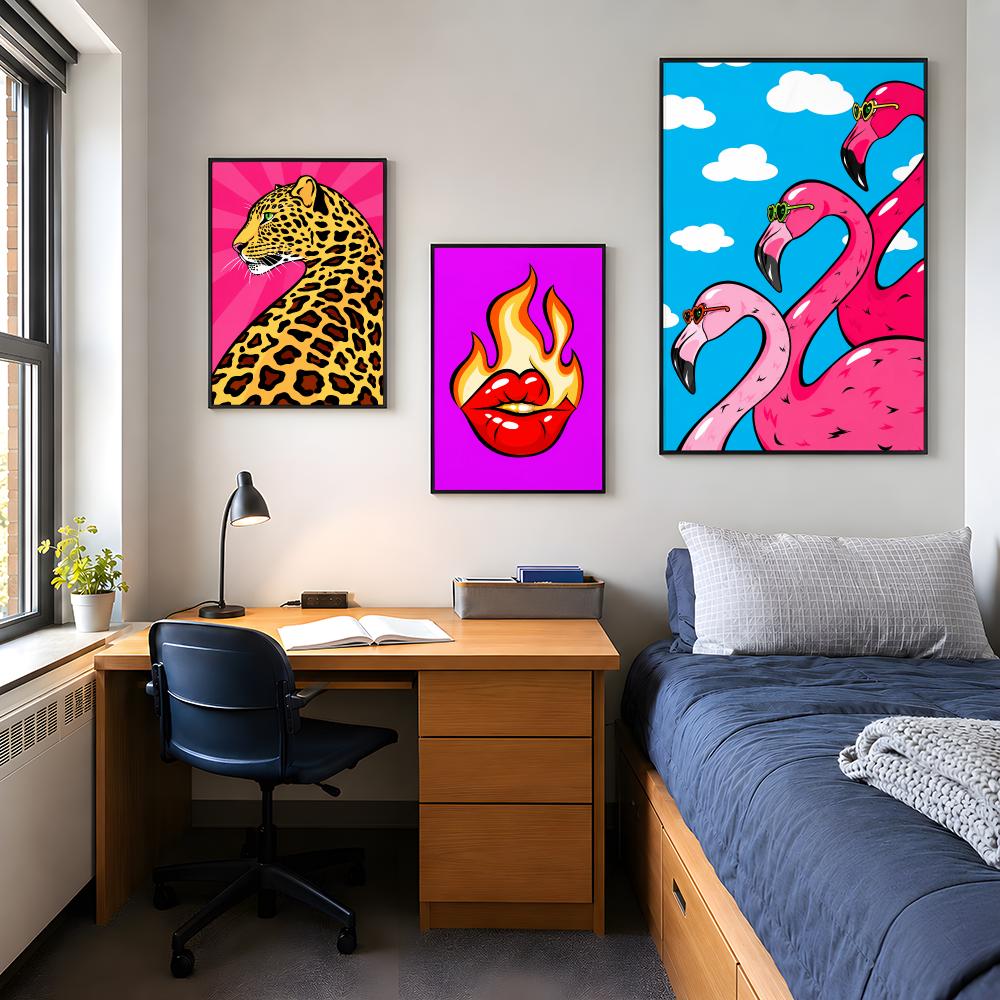 Colorful Retro Pop Art Tropica - Retro Gaming Life review and price