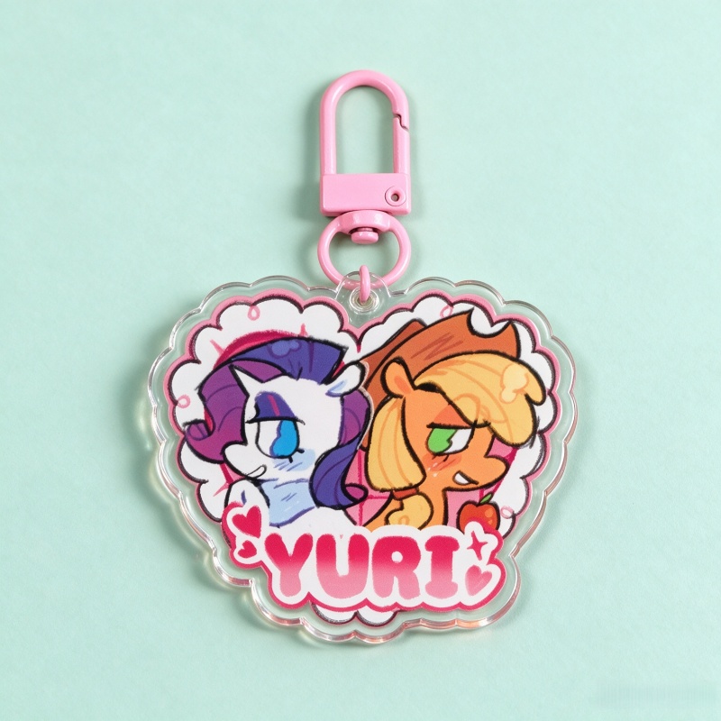 Yuri Time Acrylic Keychain Cut - Retro Gaming Keychain review and price